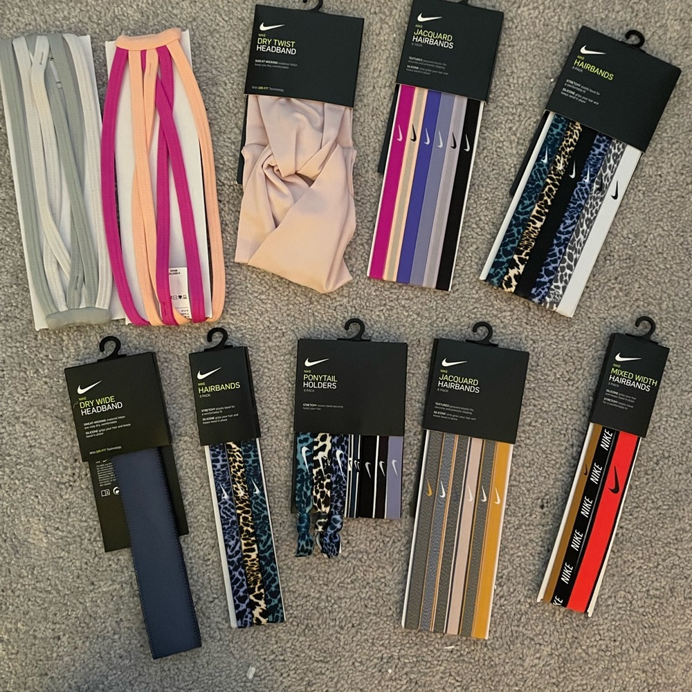 Assorted Nike Headbands / Hair Ties